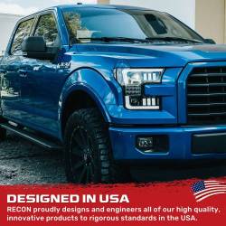 Recon - Recon 264290LEDBKC LED Projector HeadLights Smoked Lens 15-17 Ford F150 - Image 3