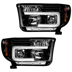 Recon - Recon 264194BKC Projector HeadLights Smoked Lens for 07-13 Tundra/Sequoia - Image 1