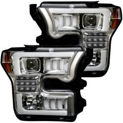 Recon - Recon 264290LEDCLC LED Projector HeadLights Clear Lens 15-17 Ford F150 - Image 2