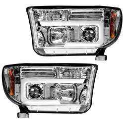 Recon - Recon 264194CLC Projector HeadLights Clear Lens for 07-13 Tundra/Sequoia - Image 1