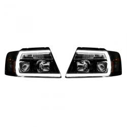 Recon - Recon 264198BKC Projector HeadLights Smoked Lens 04-08 Ford F150 - Image 2