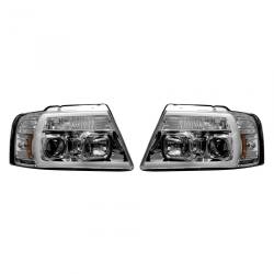 Recon - Recon 264198CLC Projector HeadLights Clear Lens 04-08 Ford F150 - Image 1