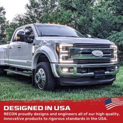 Recon - Recon 264372BKC Projector HeadLights Smoked Lens 17-19 Ford Super Duty - Image 3