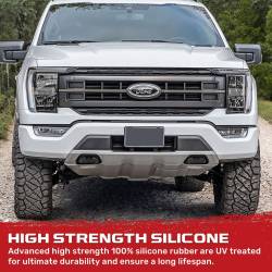 Recon - Recon 264004F150BK Silicone Tow Hook Cover Set Black 15-23 F150 - Image 4
