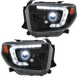 Recon - Recon 264294BKC Projector HeadLights Smoked Lens for 14-21 Toyota Tundra - Image 2