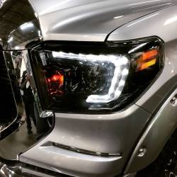 Recon - Recon 264294BKC Projector HeadLights Smoked Lens for 14-21 Toyota Tundra - Image 3