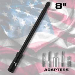 Recon - Recon 264ANTBK 8" Aluminum Universal Stubby Antenna-Black - Image 3