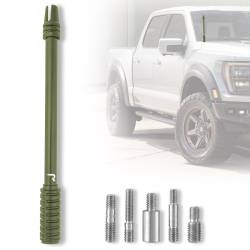 Recon - Recon 264ANTCBGR 10" Aluminum Barrel Universal Stubby Antenna-Army Green - Image 1