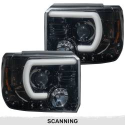 Recon - Recon 264295BKCS Projector HeadLights Smoked Lens 14-18 GMC Sierra 1500/HD - Image 1
