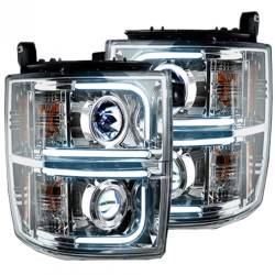 Recon - Recon 264296CLC Projector HeadLights Clear Lens 14-19 Silverado HD - Image 2