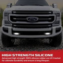 Recon - Recon 264004FSDLEDWH Silicone Tow Hook Covers w/LED White 17-23 Super Duty - Image 4