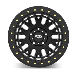 DIRTY LIFE - Dirty Life 9317-7983MB DT-3 9317 Satin Black Sim-Bead Wheel 17x9 6x5.5 -12mm - Image 2
