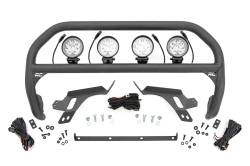 Rough Country Suspension Systems - Rough Country Front Bumper Nudge Bar w/LEDs Black 21-24 Bronco Sport 51158 - Image 1