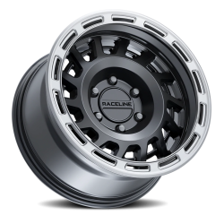 Raceline Wheels - Raceline Wheels 957BS-79080-12 Halo 957BS 17x9 8x6.5 -12mm Satin Black/Silver - Image 2