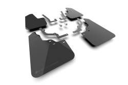 Rally Armor - Rally Armor MF139-UR-BLK-MBK Black Mud Flap/Metallic Black Logo - Image 1