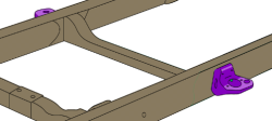 Rust Buster Frameworks - Rust Buster RB7395L LEFT Center Cab Mount 14-18 Chevy/GMC 1500 Crew 5.8 Bed - Image 9