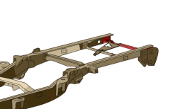 Rust Buster Frameworks - Rust Buster RB7084 Rear Spare Tire Crossmember for 04-08 F150 4WD Ext Cab 6.5' - Image 7