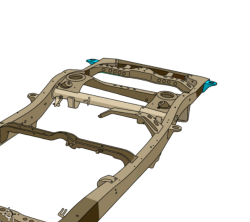 Rust Buster Frameworks - Rust Buster Frameworks RB8438 Rear Body Mount for 01-07 Toyota Sequoia - Image 8