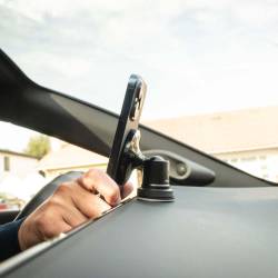 Mob Armor - Mob Armor MOBN-MX-BCHR-MS MobNetic Maxx MS MagSafe Magnetic Phone Mount Black - Image 4