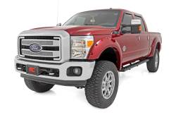 Rough Country Suspension Systems - Rough Country 41011A BA2 Side Step Bars for 99-16 Ford F250/F350 Super Duty Crew - Image 2