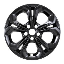 Coast To Coast - Coast To Coast IMP517BLK 17" 10 Spokes Snap-On Hub Caps - Image 1