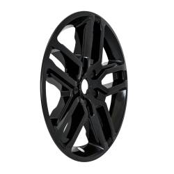 Coast To Coast - Coast To Coast IMP521BLK 18" 5 U Spokes Snap-On Hub Caps - Image 2