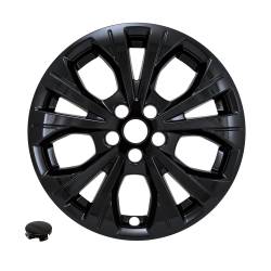 Coast To Coast - Coast To Coast IMP526BLK 17" 10 Spokes Snap-On Hub Caps - Image 1