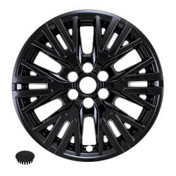 Coast To Coast - Coast To Coast IMP523BLK 18" 6-Y-Spokes Snap-On Wheel Covers Hub Caps - Image 1