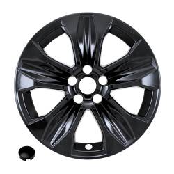 Coast To Coast - Coast To Coast IMP525BLK 18" 5 V Spokes Snap-On Wheel Covers/Hub Caps - Image 1