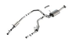 Borla - Borla 141030 S-Type Cat-Back Exhaust One Split Rear Exit for 25-26 RAM 1500 3.0L - Image 1
