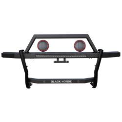Black Horse Off Road - Black Horse RAGT02-K1PLFR Rambler Grille Guard w/5.3" & 30" LED for 24-26 Tacoma - Image 1