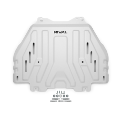 Rival - Rival 2333.9567.4.6 Aluminum Transmission Catalytic Converter Skid Plate - Image 1