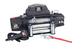 Bulldog Winch - Bulldog Winch 10066 9.5k Standard Series Winch w/Synthetic Rope - Image 1
