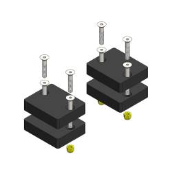 Clayton Off Road - Clayton COR-1409201 1-2" Rear Bump Stops for 18+ Jeep Wrangler JL - Image 2