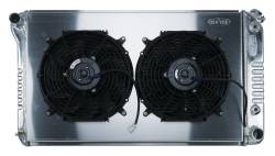Cold Case Radiators - Cold Case Radiators GMA42ASK Radiator Dual Fan Kit for 68-77 A-Body - Image 1