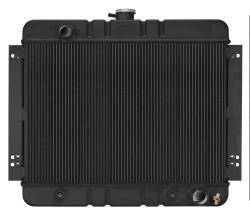 Cold Case Radiators - Cold Case Radiators CHN540AB Aluminum Radiator Black for 62-67 Chevy Nova Auto - Image 1