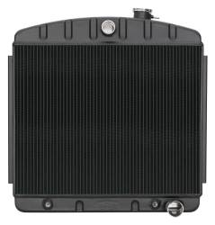 Cold Case Radiators - Cold Case Radiators CHT562AB Night Rider Radiator Black for 55-57 Tri-5 Chevy V8 - Image 1