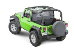 MasterTop - MasterTop 14400335 Zip Down WindStopper Black Diamond for 07-18 Wrangler JK 2DR - Image 1