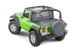 MasterTop - MasterTop 14400335 Zip Down WindStopper Black Diamond for 07-18 Wrangler JK 2DR - Image 5