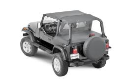 MasterTop - MasterTop 14303135 Black Diamond Bimini Top Plus for 92-95 Jeep Wrangler YJ - Image 1