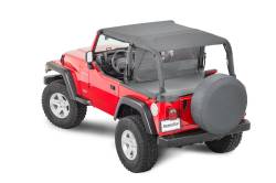 MasterTop - MasterTop 14300235 Black Diamond Bimini Top Plus for 97-06 Jeep Wrangler TJ - Image 2