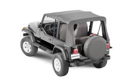 MasterTop - MasterTop 15111135 Top w/Door Skins Tinted Glass Black Dia for 88-95 Wrangler YJ - Image 2