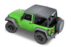 MasterTop - MasterTop 15501424 MasterTwill Fastback Complete Top for 07-18 Wrangler JK 4DR - Image 5