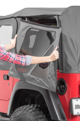 MasterTop - MasterTop 15101235 Top Tinted Glass Black Diamond for 97-06 Jeep Wrangler TJ - Image 6
