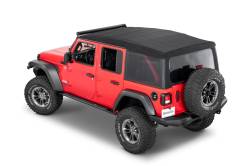 MasterTop - MasterTop 16032601 Black Mesh Trail Screens for 18-24 Jeep Wrangler JL 4DR - Image 3