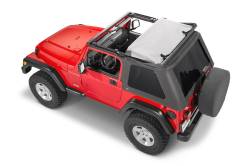 MasterTop - MasterTop 15701217 Fast Back Fabric Top Tint Glass Spice Dia for 97-06 Wrangler - Image 3
