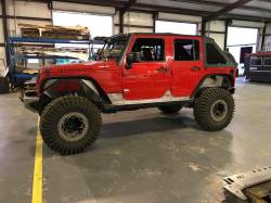 Motobilt - Motobilt MB1071 Rear Inner Fenders for 07-18 Jeep Wrangler JK Aluminum - Image 6