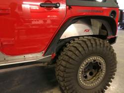 Motobilt - Motobilt MB1071 Rear Inner Fenders for 07-18 Jeep Wrangler JK Aluminum - Image 7