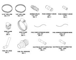 Motobilt - Motobilt MB5033 EVAP & Fuel Line Modification Kit for Rear Mounted Fuel Tank In - Image 2