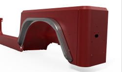 Motobilt - Motobilt MB1088-2 Jeep TJ Fenders Rear Double Arch 2" Flare Pair - Image 2